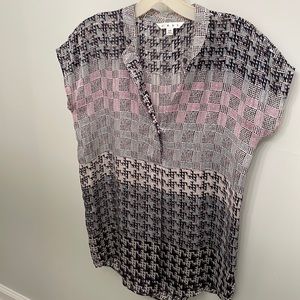 Sweet semi-sheer summer blouse